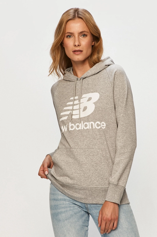 sivá New Balance - Mikina Dámsky