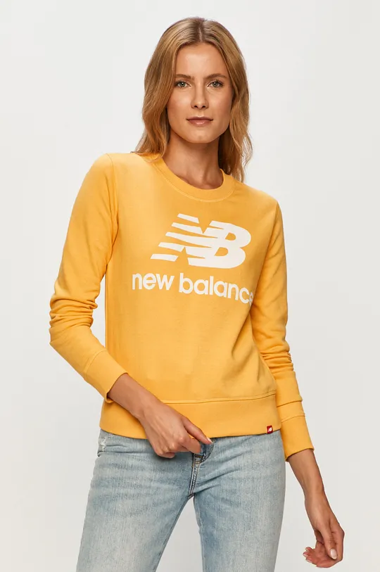 žltá New Balance - Mikina WT03551ASE
