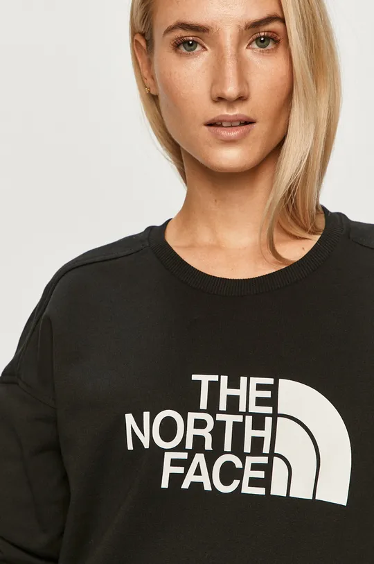 μαύρο The North Face - Βαμβακερή μπλούζα