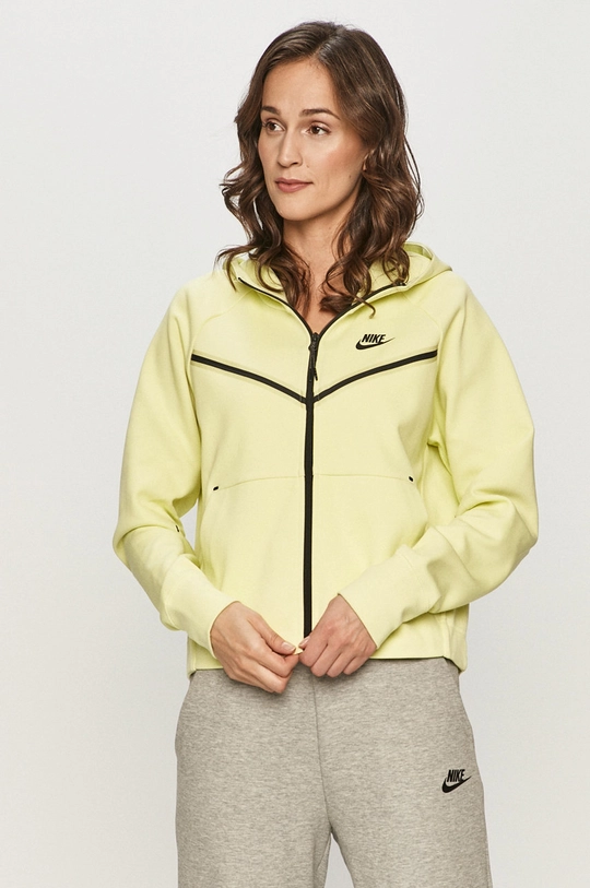 žltá Nike Sportswear - Mikina Dámsky