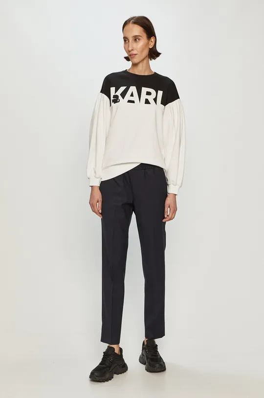 Karl Lagerfeld - Bluza 205W1814 biały