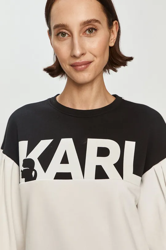 biały Karl Lagerfeld - Bluza 205W1814