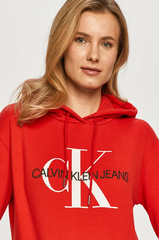 červená Calvin Klein Jeans - Mikina