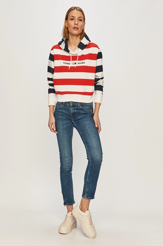 Tommy Jeans - Bluza DW0DW08544 czerwony