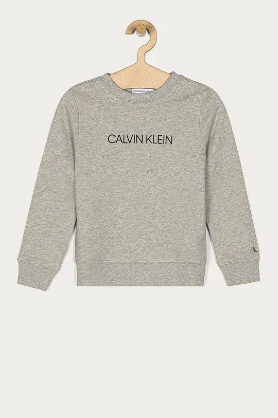 szürke Calvin Klein Jeans - Gyerek melegítőfelső pamutból 104-176 cm Gyerek