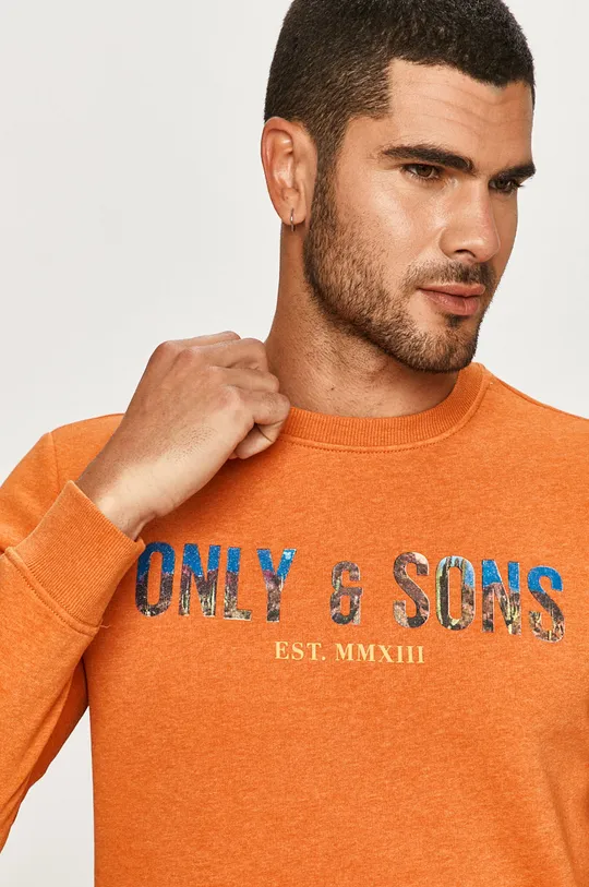 πορτοκαλί Only & Sons - Μπλούζα