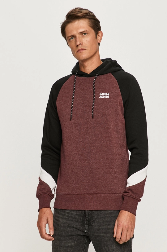 fioletowy Jack & Jones - Bluza Męski