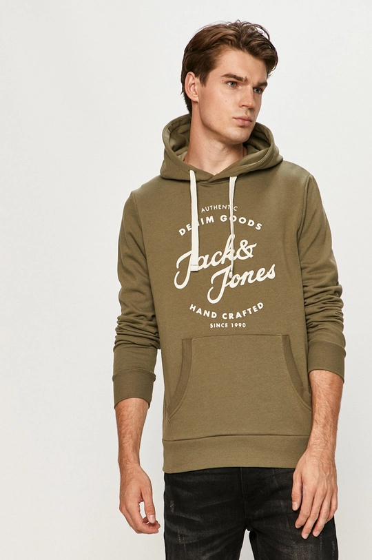 zelená Jack & Jones - Mikina Pánsky