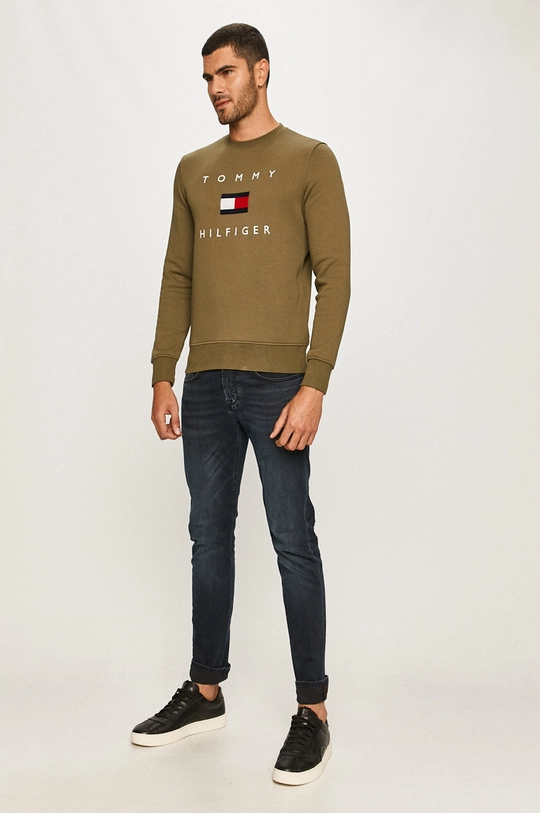 Tommy Hilfiger - Mikina zelená