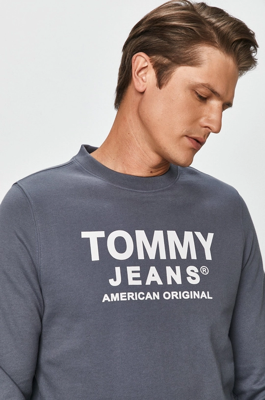 kék Tommy Jeans - Pamut melegítőfelső