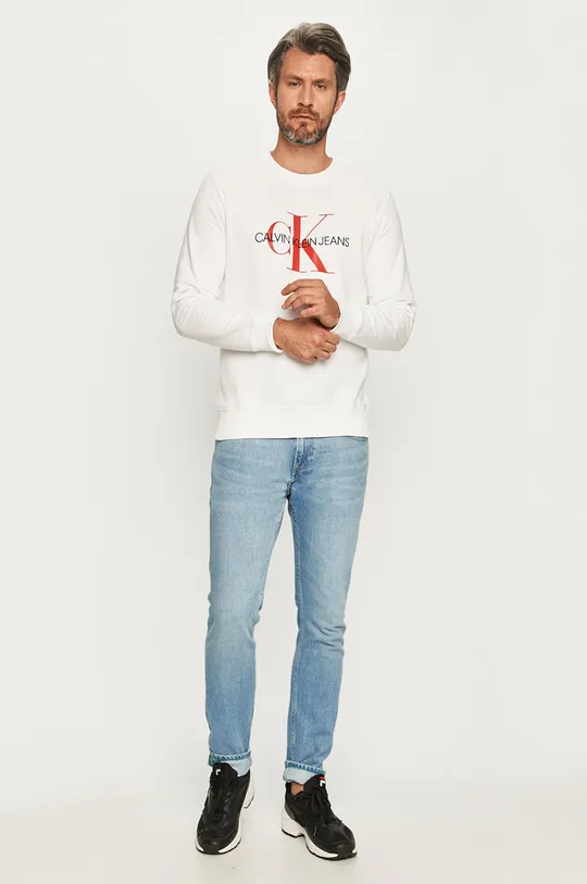 Calvin Klein Jeans - Bluza J30J315595 biały