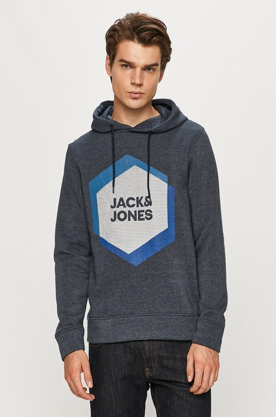 granatowy Jack & Jones - Bluza Męski