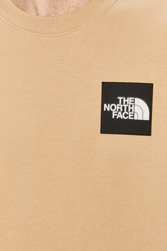 The North Face - Bavlnená mikina NF0A4SYXH7E1 hnedá