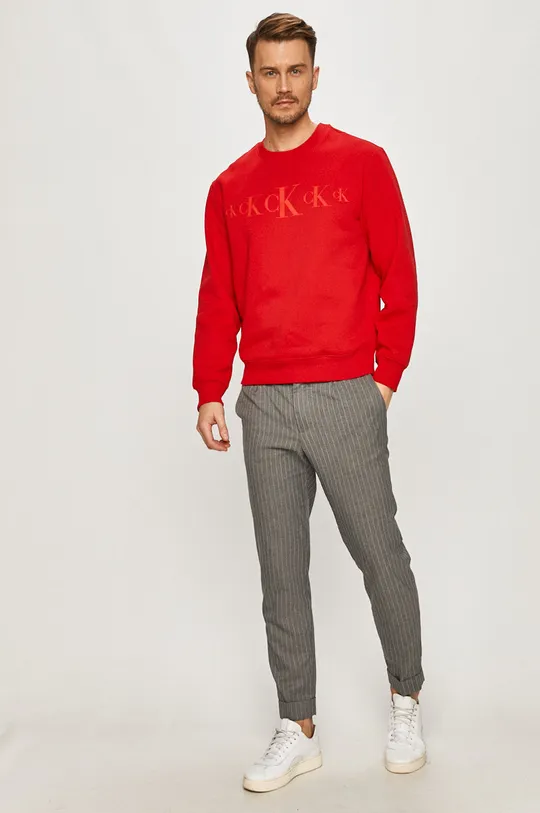Calvin Klein Jeans - Mikina červená