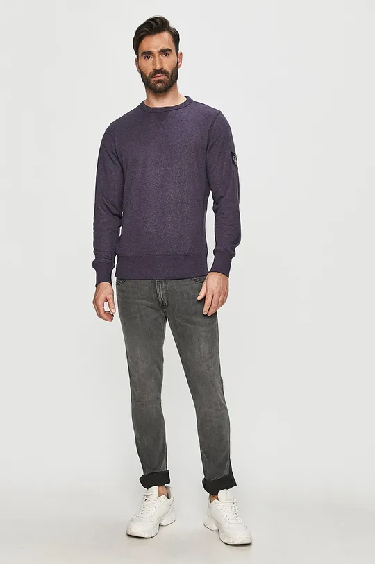 Calvin Klein Jeans - Bluza J30J316550 fioletowy