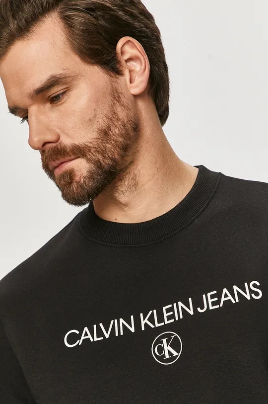 czarny Calvin Klein Jeans - Bluza J30J316683