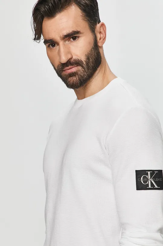 білий Calvin Klein Jeans - Кофта