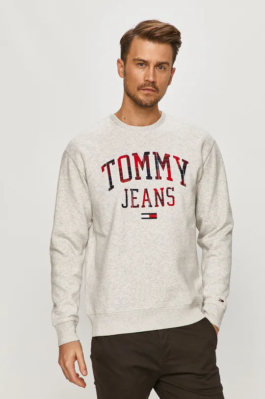 szary Tommy Jeans - Bluza DM0DM09429 Męski