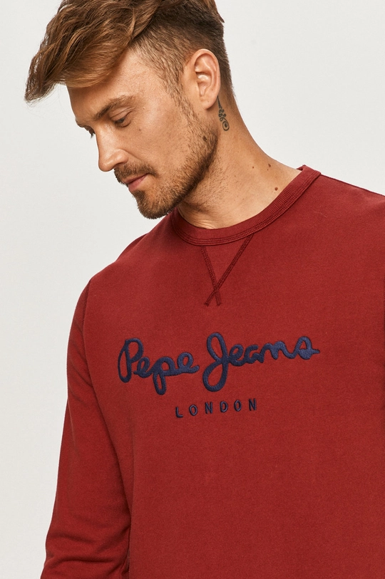 burgundské Pepe Jeans - Mikina