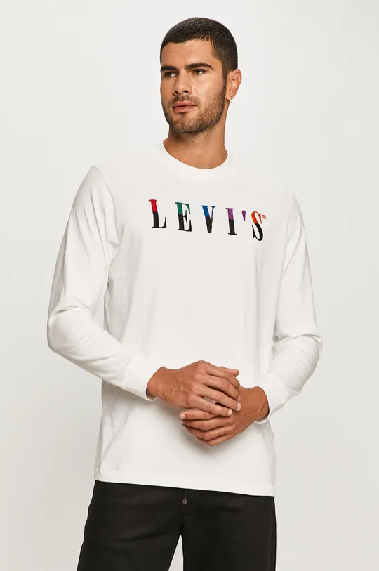 biela Levi's - Tričko s dlhým rukávom Pánsky