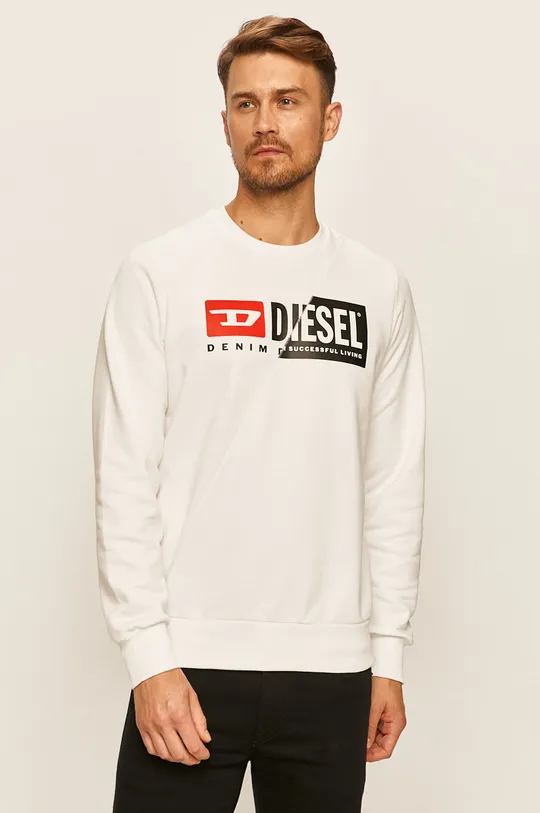 λευκό Diesel - Μπλούζα Ανδρικά
