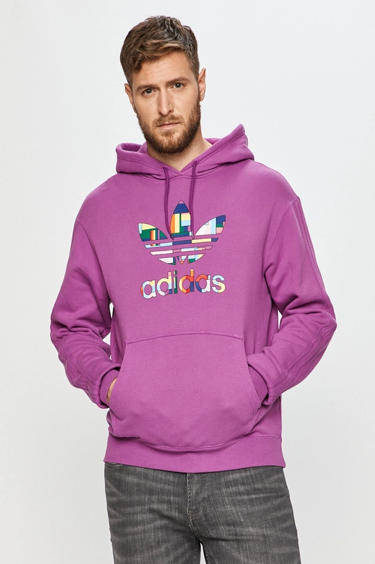 viacfarebná adidas Originals - Bavlnená mikina GK8524 Pánsky