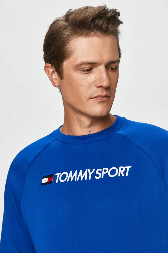 niebieski Tommy Sport - Bluza
