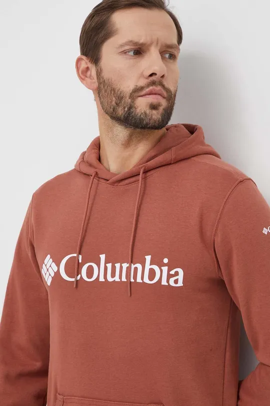 czerwony Columbia bluza CSC Basic Logo