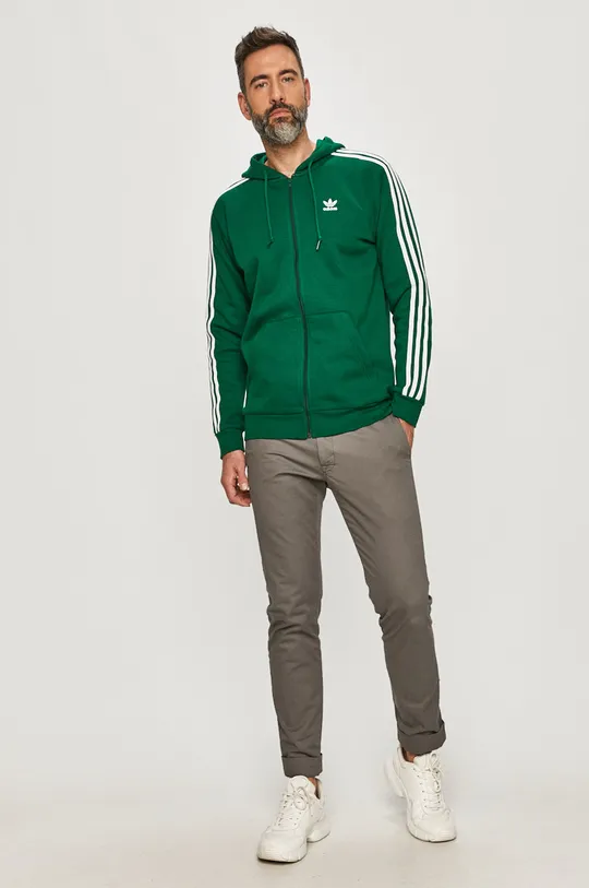 adidas Originals - Pamut melegítőfelső GD9946 zöld