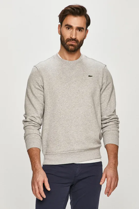 gray Lacoste sweatshirt Men’s