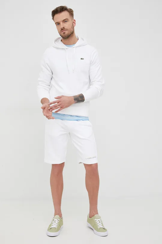 Lacoste Mikina biela