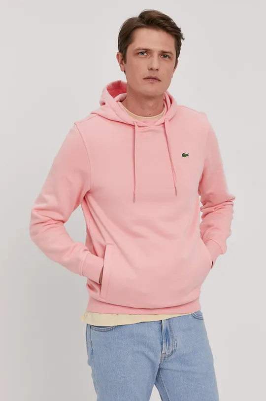 pink Lacoste sweatshirt