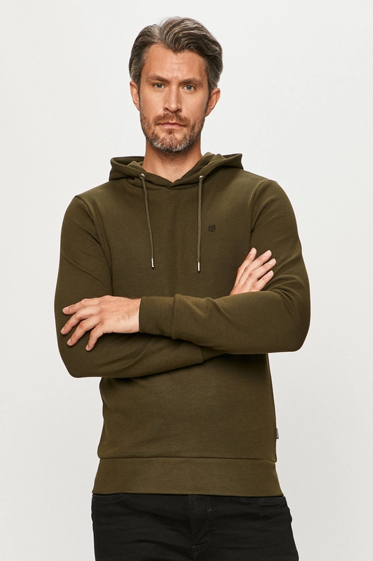 zelená Premium by Jack&Jones - Mikina Pánsky