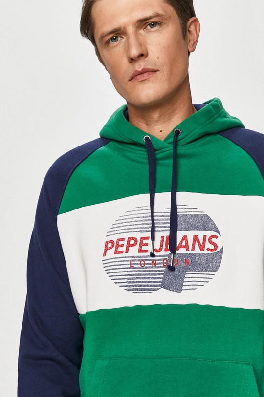 zelená Pepe Jeans - Bavlnená mikina Silos