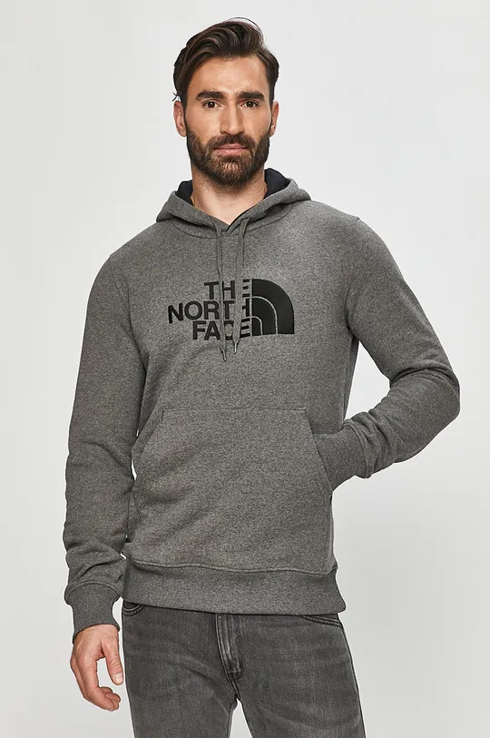 gray The North Face sweatshirt Men’s