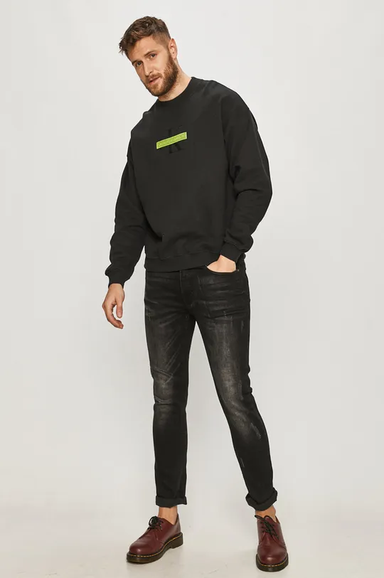 Calvin Klein Jeans - Bluza bawełniana J30J318490 czarny