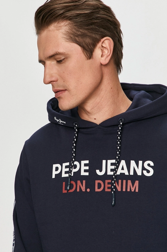 tmavomodrá Pepe Jeans - Mikina Declan