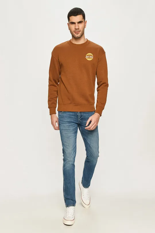 Jack & Jones - Bluza brązowy