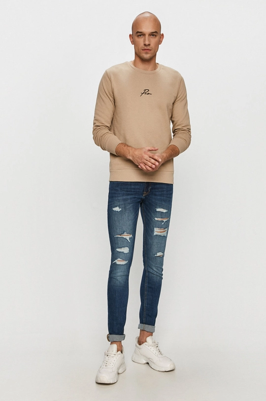 Jack & Jones - Bluza beżowy