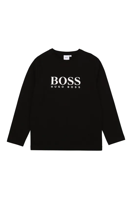 čierna Boss - Detské tričko s dlhým rukávom 116-152 cm Chlapčenský