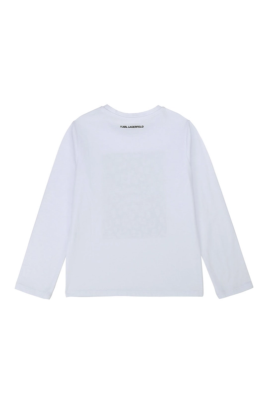 Karl Lagerfeld - Longsleeve dziecięcy Z15262.116.152 biały