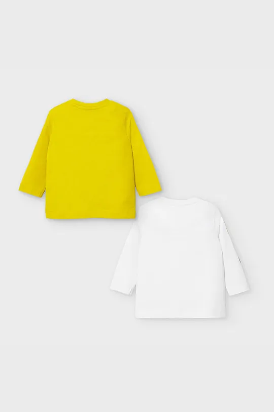 Mayoral - Detské tričko s dlhým rukávom 68-98 cm (2-pak) žltá