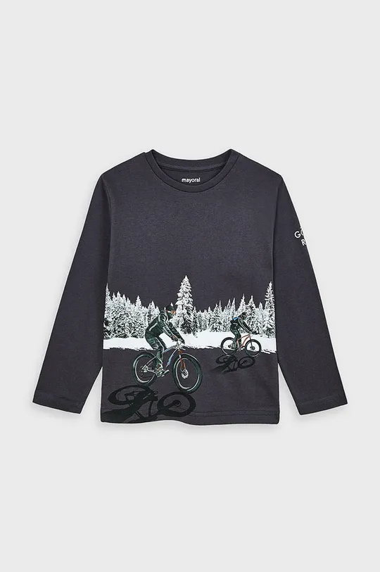 sivá Mayoral - Detské tričko s dlhým rukávom 92-134 cm Chlapčenský