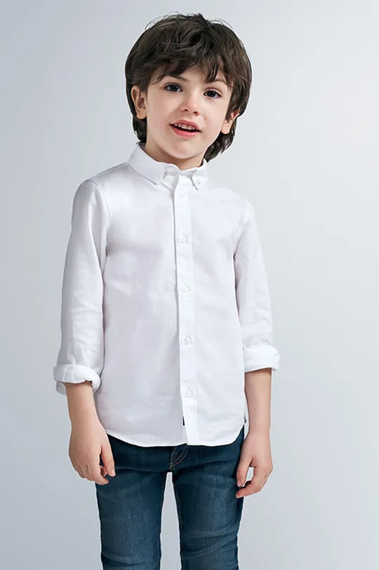 biały Mayoral - Koszula dziecięca 92-134 cm Chłopięcy