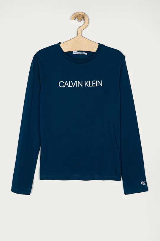 tmavomodrá Calvin Klein Jeans - Detské tričko s dlhým rukávom 128-176 cm Chlapčenský
