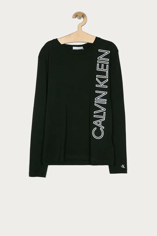 čierna Calvin Klein Jeans - Detské tričko s dlhým rukávom 140-176 Chlapčenský