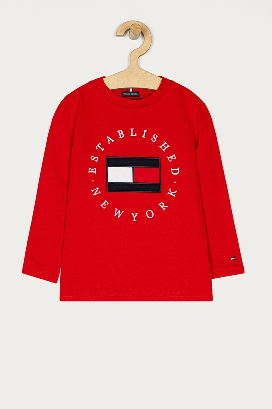 czerwony Tommy Hilfiger - Longsleeve dziecięcy 104-176 cm Chłopięcy