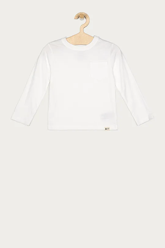 biela GAP - Detské tričko s dlhým rukávom 74-110 cm Chlapčenský