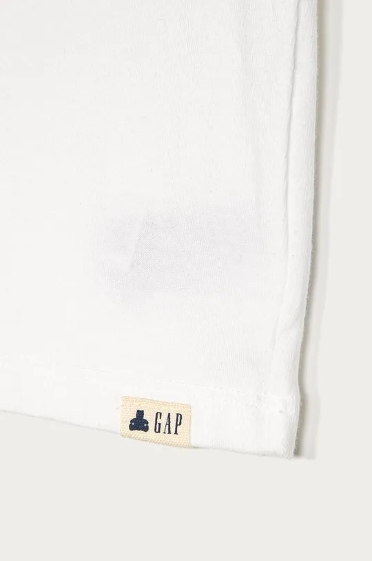 GAP - Detské tričko s dlhým rukávom 74-110 cm biela