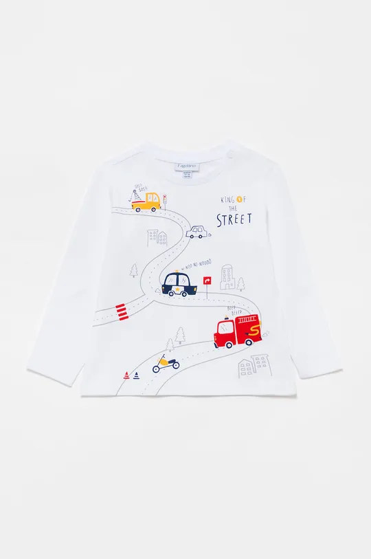 biela OVS - Detské tričko s dlhým rukávom Chlapčenský